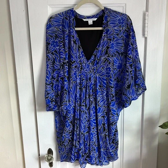 white christmas dresses Fortuna Silk Chiffon Dress – Diane von Furstenberg main image 1